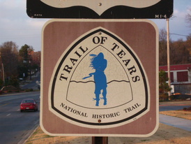 Trail of Tear Sign